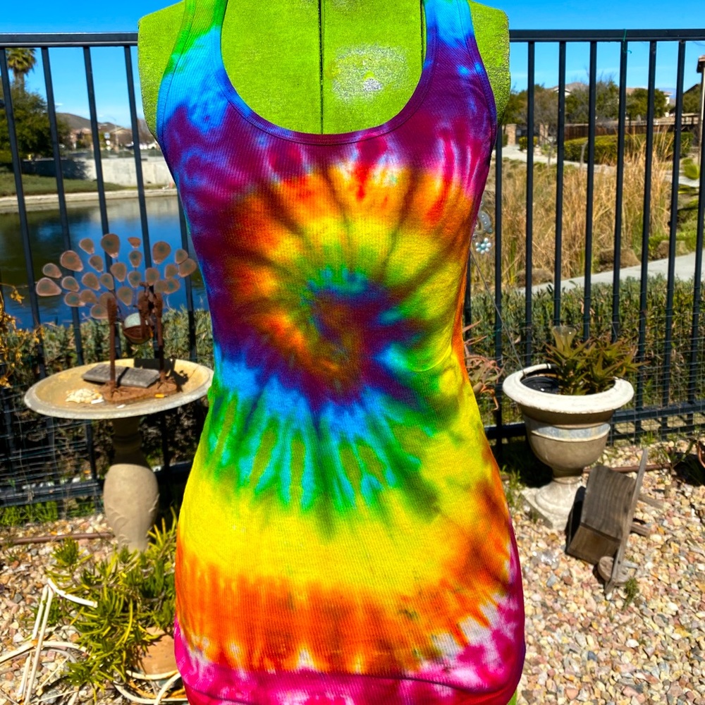 ❗️Custom Tie Dye❗️🌈 Tank Top